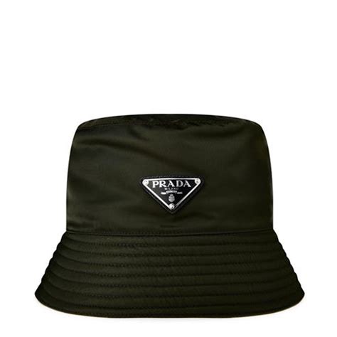 prada green beanie|prada black bucket hat.